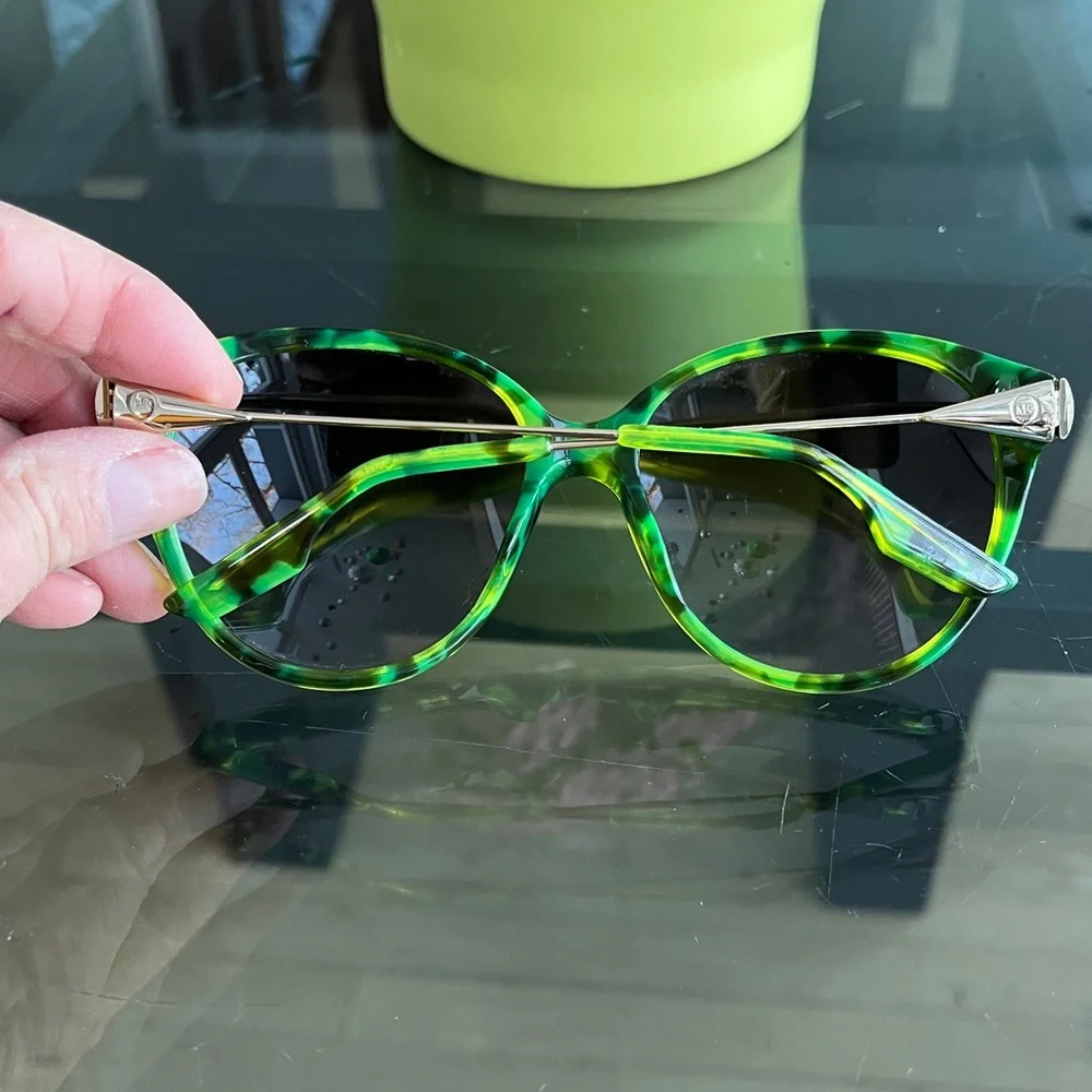 Alexander McQueen Green Sunglasses